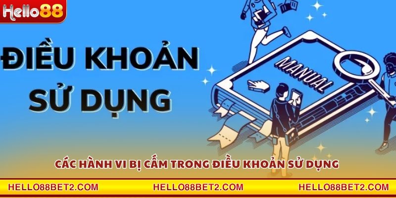 Các hành vi bị cấm trong điều khoản sử dụng